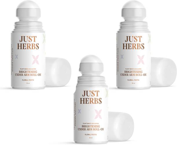 Just Herbs Long Lasting Body Spray Floral Fiesta Deodorant Spray 150 ml pack of 3 Deodorant Roll-on  -  For Women