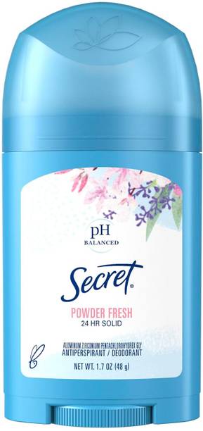 Secret Solid Antiperspirant and Deodorant Shower, Powder Fresh, 1.7 Ounce Deodorant Stick  -  For Men