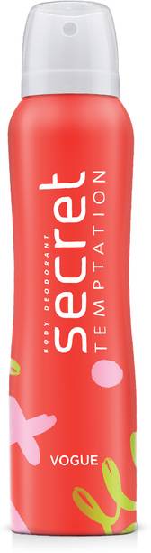 सीक्रेट टेम्पटेशन Vogue Body Deodorant for Women I Long-Lasting Fragrance I Lasts upto 8 hours |  -  महिलाओं के लिए