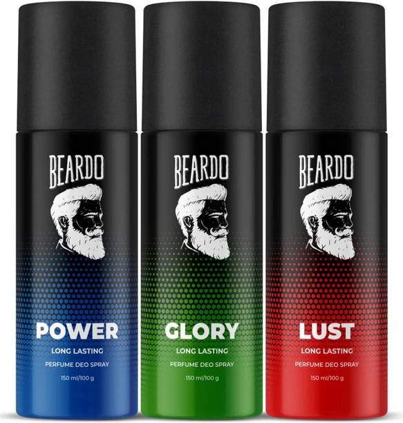 BEARDO Power, Lust & Glory Body Spray | Long Lasting Deo Deodorant Deodorant Spray  -  For Men