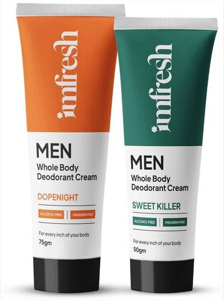 imfresh Original & Dopenight Whole Body Deodrant Cream, Long-last odour control, Men Deodorant Cream  -  For Men