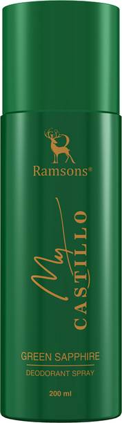 RAMSONS MY CASTILLO GREEN SAPPHIRE Deodorant Spray  -  For Men & Women