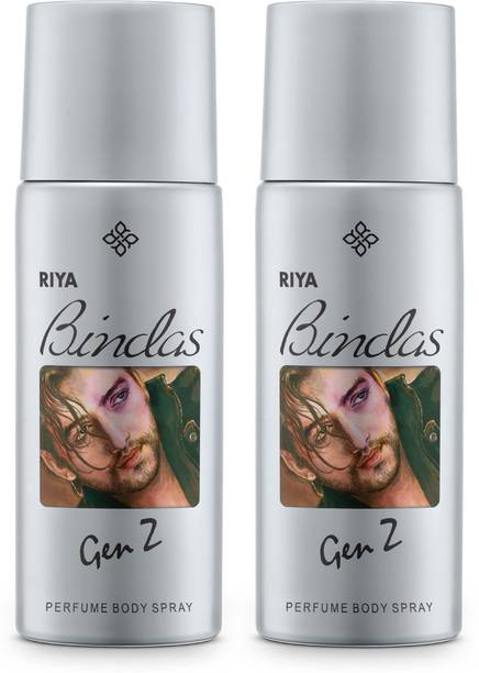 रिया Bindas Grey Deodorant Long Lasting Fragrance 150 ML Each  -  पुरुषों के लिए