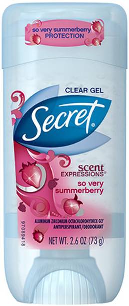 Secret Scent Expressions Anti-Perspirant Deodorant Clear Gel, So Very Summer berry Deodorant Stick  -  For Women