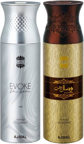 Ajmal Evoke & Wisal Dhahab Deodorant Spray Deodorant Spray  -  For Men