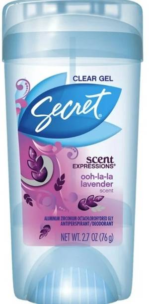 Secret Scent Expressions Anti Perspirant Deodorant Clear Gel Ooh-La-La Lavender Deodorant Stick  -  For Women