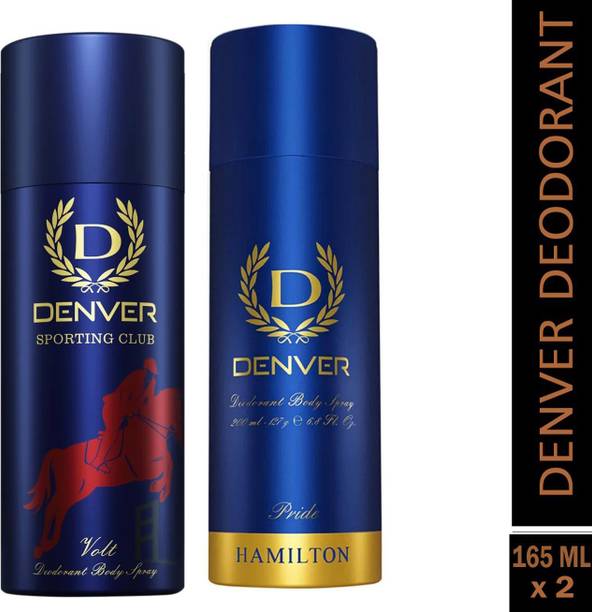 DENVER PRIDE,VOLT |Long Lasting|Provides 24hour odor protection Deodorant Spray  -  For Men