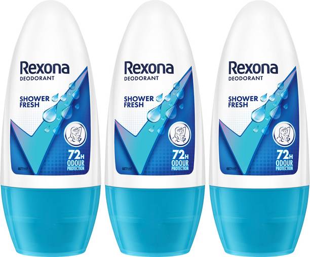 Rexona Shower Fresh Underarm Roll On Deodorant For Women (PO3) Deodorant Roll-on  -  For Women