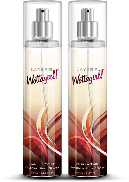LAYER'R Wottagirl Vanilla Twist Fragrant Long Lasting Fragrance Body Spray  -  For Women