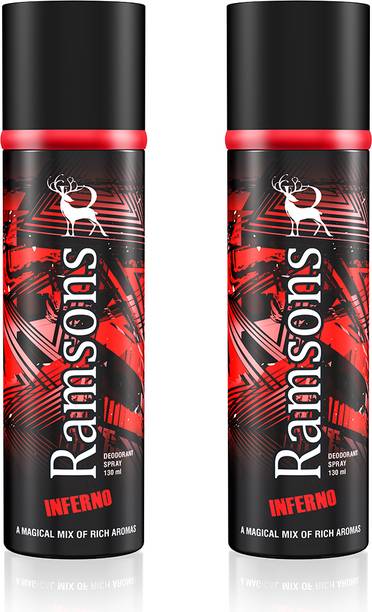 RAMSONS INFERNO Deodorant Spray  -  For Men & Women
