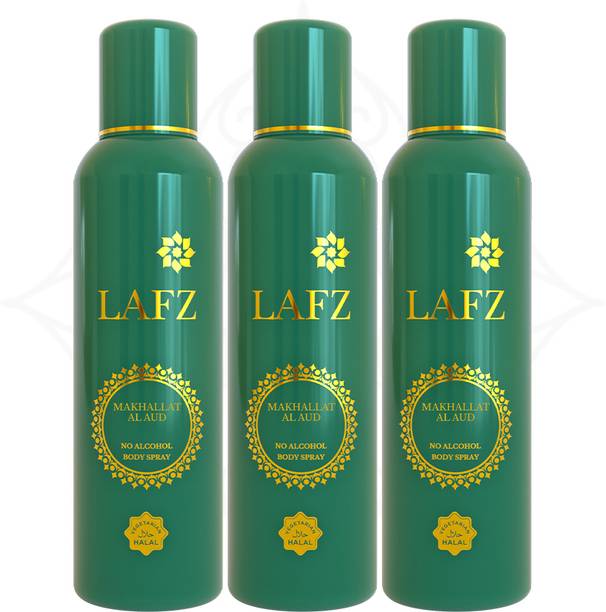 LAFZ Makhallat Al Aud, No Alcohol Deodorant Body Spray  -  For Men