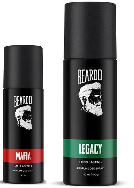 BEARDO Long Lasting Deo Sprays Combo for Men | Mafia & Legacy Deo Spray Deodorant Spray  -  For Men