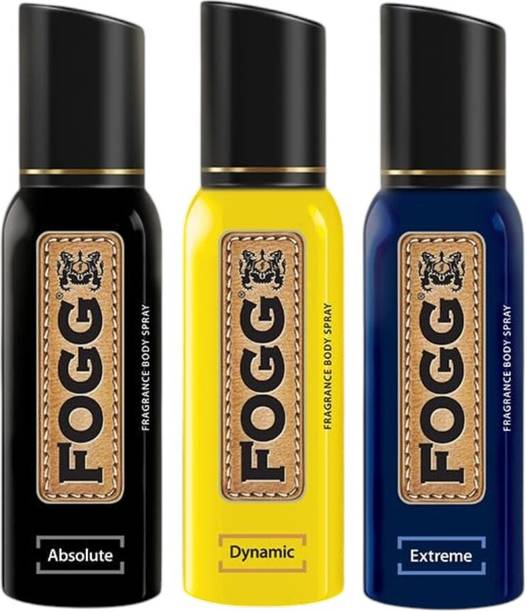 fogg scent FOGG Deo Combo Pack Value Pack of 3 Deodorant Spray - For Men & Women