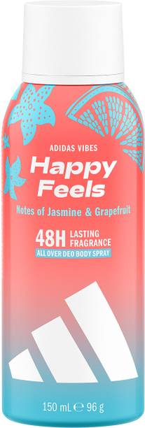 ADIDAS Vibes Happy Feels 48H Deodorant Spray  -  For Men & Women