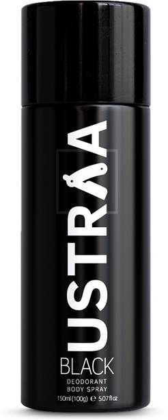 उस्तरा Black Deodorant | Strong and Intense Fragrance | Boosts freshness डिओडोरेंट स्प्रे  -  पुरुषों के लिए