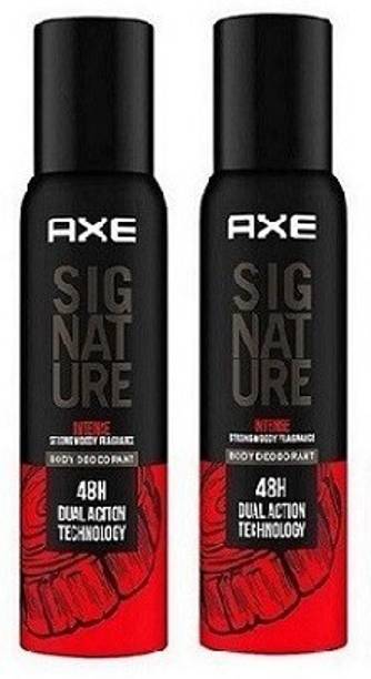 AXE Signature INTENSE STRONG WOODY FRAGRANCE Each 122ml Set of(2) Perfume Body Spray  -  For Men