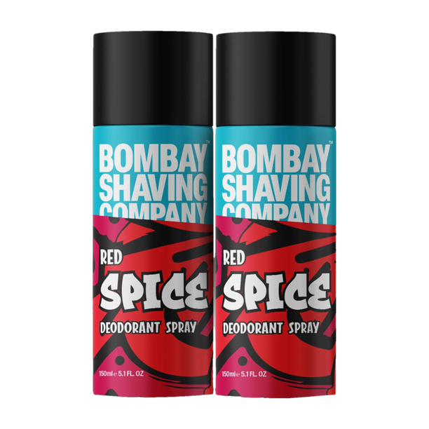 BOMBAY SHAVING COMPANY Red Spice 150ml x 2 Combo Deodorant Spray  -  For Men