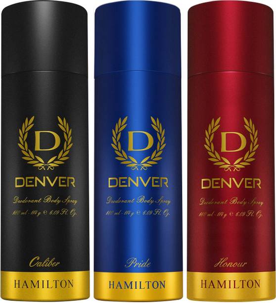 DENVER Caliber, Pride and Honour Body Spray  -  For Men