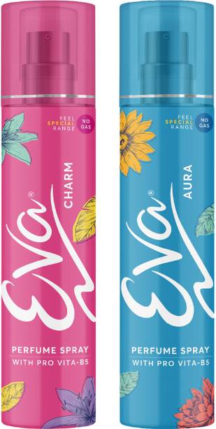 ईवा Aura & Charm no Gas Perfume Spray with mandrine orange & fresh fragrance  -  महिलाओं के लिए
