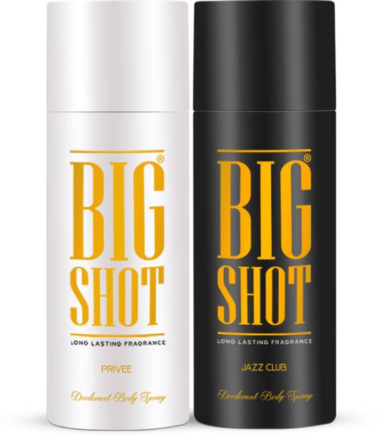 ऑस्कर Big Shot Jazz Club & Privee Body Spray Combo Pack of 2 - पुरुषों के लिए