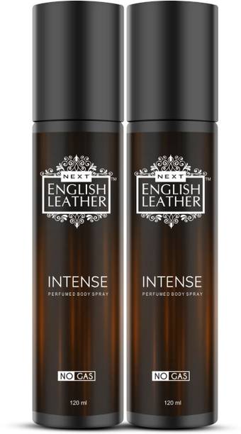 NEXT Intense No Gas Perfumed Body Spray 120ml Each|Long Lasting Fragrance| Deodorant Spray  -  For Men & Women