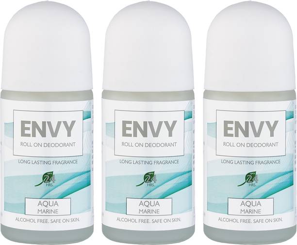Envy Aqua Marine Long Lasting Deodorant Roll-on  -  For Women