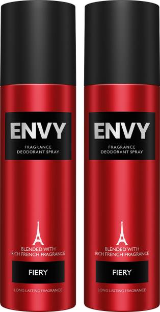 Envy Fiery Long-Lasting Perfume Deodorant Spray  -  For Men