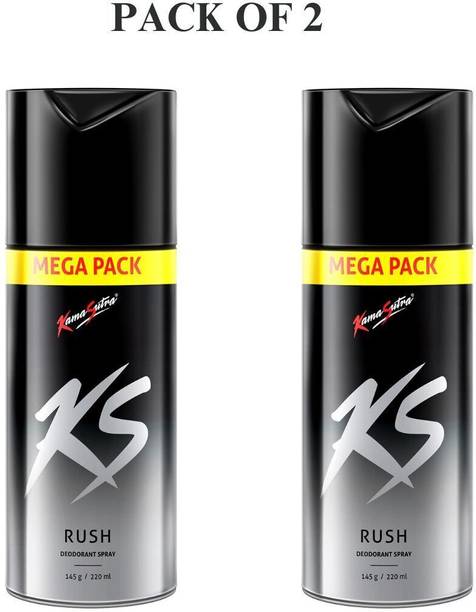 KS New Deodorant RUSH 02 Deodorant Spray  -  For Men
