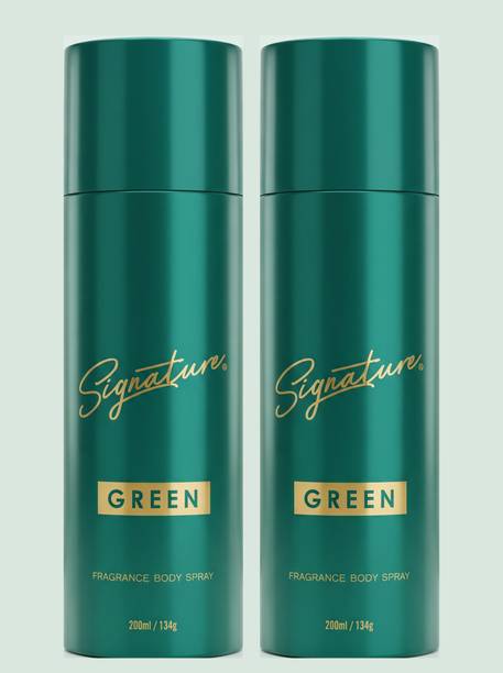 Signature Deodorant Body Spray - Green | Elegant & Distinctive Fragrance | Long Lasting Deodorant Spray  -  For Men & Women