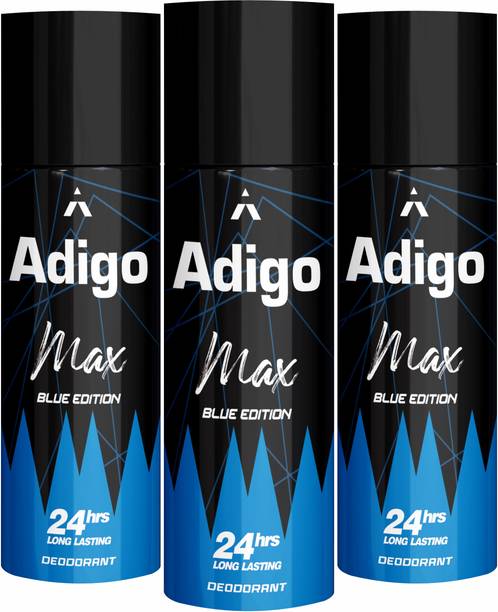 adigo Max Blue Edition Deodorant Spray  -  For Men