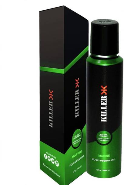 KILLER Liquid Marine 150ML Sy4 Deodorant Spray  -  For Men
