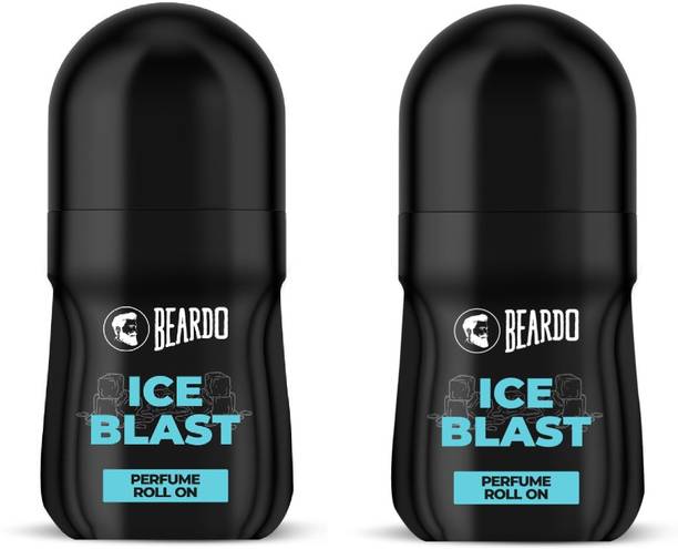 BEARDO Ice Blast Perfume Roll On | Long Lasting Fresh | Menthol, Musk & Woody Deodorant Roll-on  -  For Men