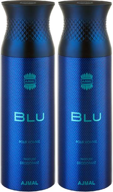 अजमल Blu & Blu डिओडोरेंट स्प्रे  -  पुरुषों के लिए