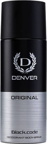 DENVER Original Black.code Deodorant Body Spray  -  For Men