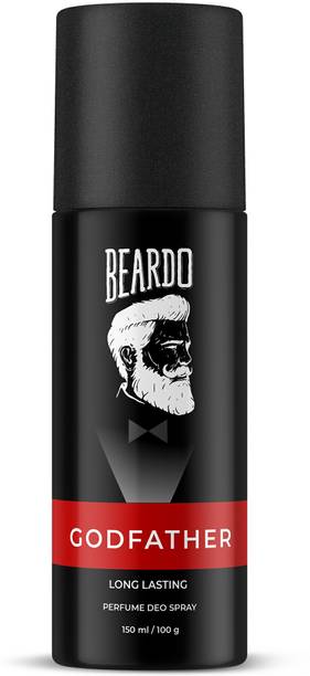 BEARDO Godfather Deo 150ml | No Gas Deodorant | Body Spray Perfume Perfume Body Spray  -  For Men