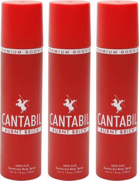 CANTABIL Burnt Brick Body Spray  -  For Men