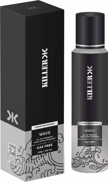 KILLER Wave No Gas Sy2 Deodorant Spray  -  For Men