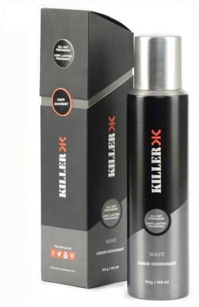 KILLER Liquid Wave Sy4 Deodorant Spray  -  For Men