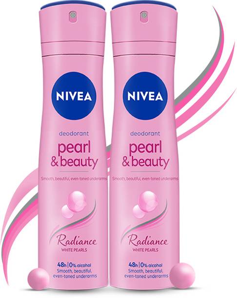 NIVEA Women's Deo Spray Pearl & Beauty Radiance Deodorant Spray Deodorant Spray  -  For Women