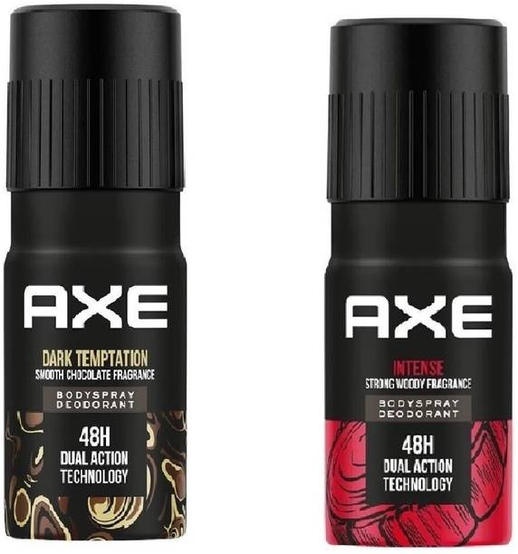 AXE Dark Temptation + Intense deodorant Spray 150 ml pack_2 Deodorant Spray  -  For Men