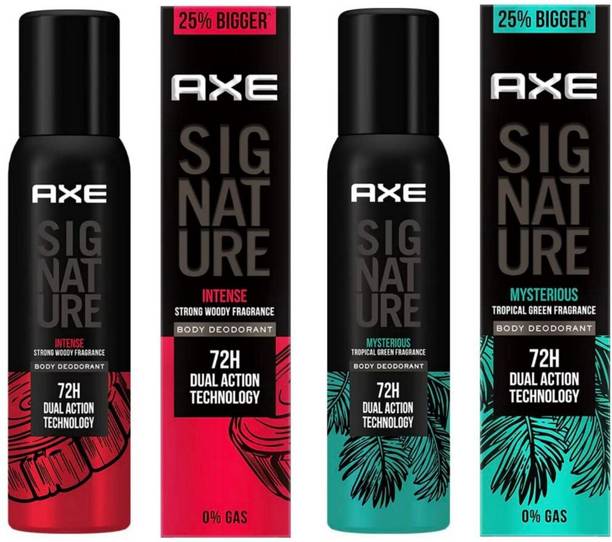 AXE Signature Intense and Mysterious Long Lasting No Gas Body Deodorant Deodorant Spray  -  For Men