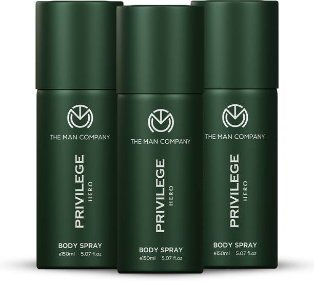 THE MAN COMPANY Privilege Hero Deodorant Combo for Men | Long-lasting Body Spray for Man | Deodorant Spray  -  For Men