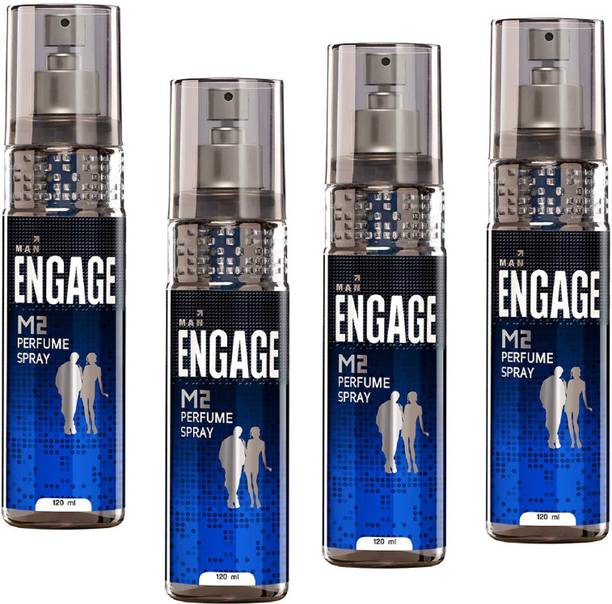 Engage Men M2 Body Spray 120ml*Pack of 4 Body Spray  -  For Men