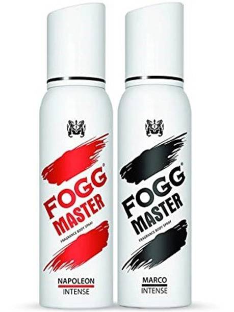 FOGG Master Intense Marco & Napoleon 120 ml each ( Pack of 2 ) Perfume Body Spray - For Men