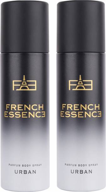 फ्रेंच एसेंस Luxury Urban No Gas Deo Body Spray With Long Lasting Fragrance (120 ML Each)  -  पुरुषों के लिए