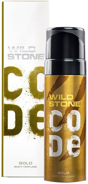 वाइल्ड स्टोन कोड Gold Long Lasting Deo for Men, No Gas & Premium Fragrance Designed in France  -  पुरुषों के लिए