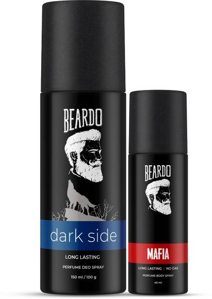 BEARDO Long Lasting Deo Sprays Combo for Men | Darkside & Mafia Deo Spray Deodorant Spray  -  For Men