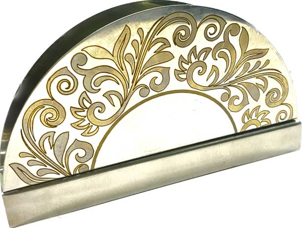 JEMEI high quality exotic silver shining Napkin/Tissue Paper Holder Set of 1 Napkin Rings