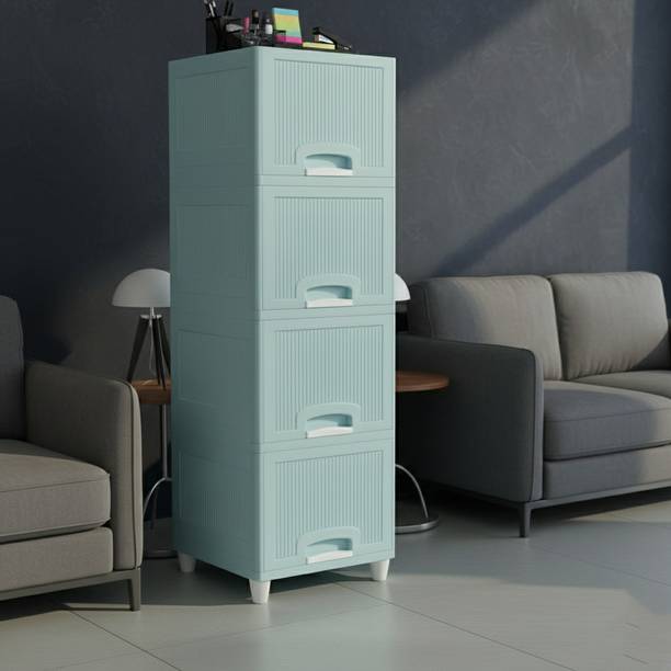 Surety for Safety Modular Cabinet for Bedroom, Office, Home Plastic Free Standing Cabinet