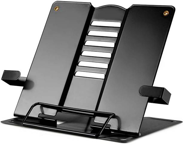 CHEFERYN METAL BOOK STAND BLACK Metal Open Book Shelf